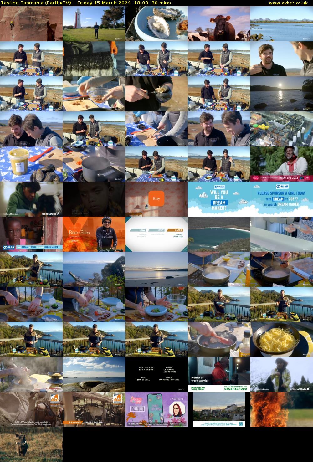 Tasting Tasmania (EarthxTV) Friday 15 March 2024 18:00 - 18:30