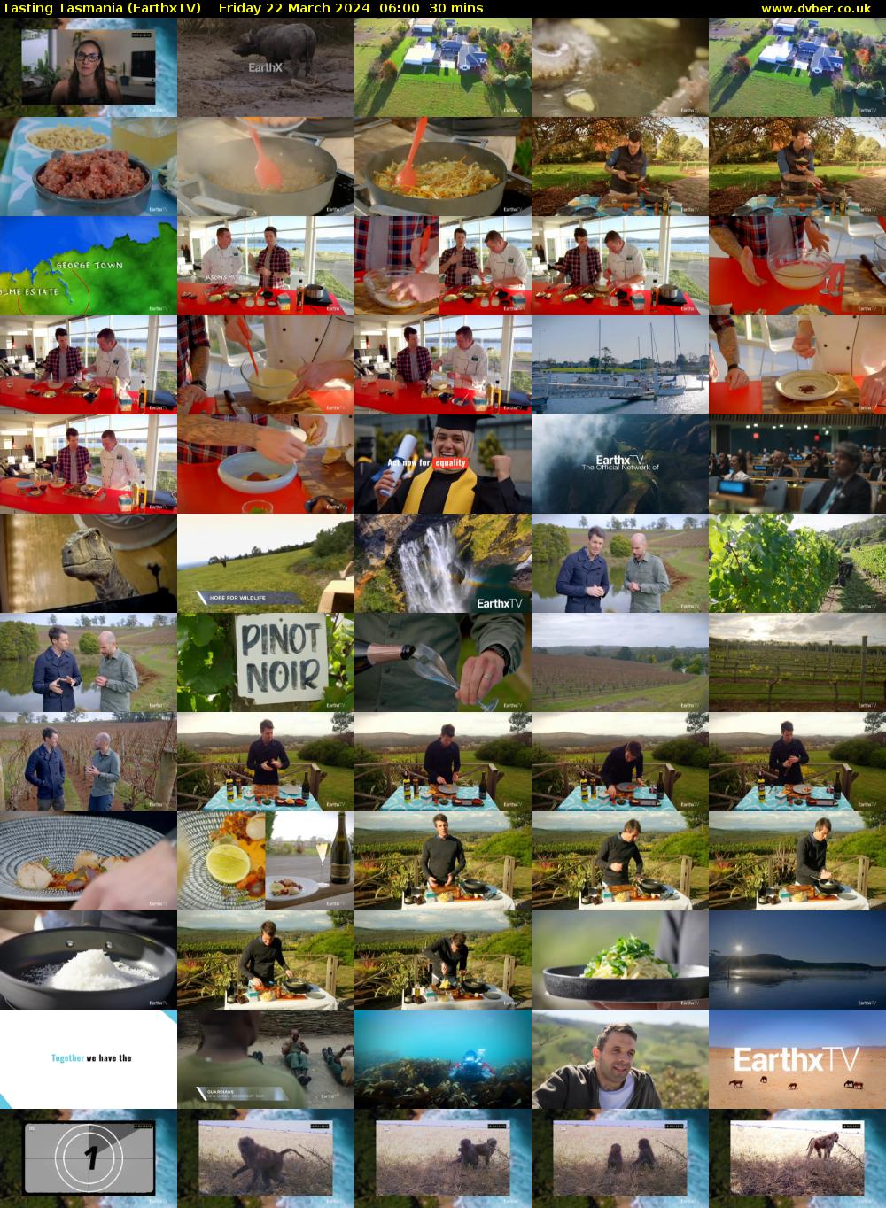 Tasting Tasmania (EarthxTV) Friday 22 March 2024 06:00 - 06:30