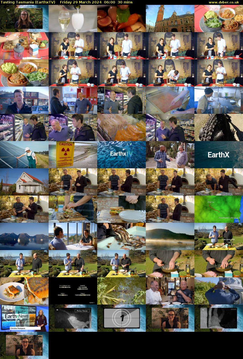 Tasting Tasmania (EarthxTV) Friday 29 March 2024 06:00 - 06:30