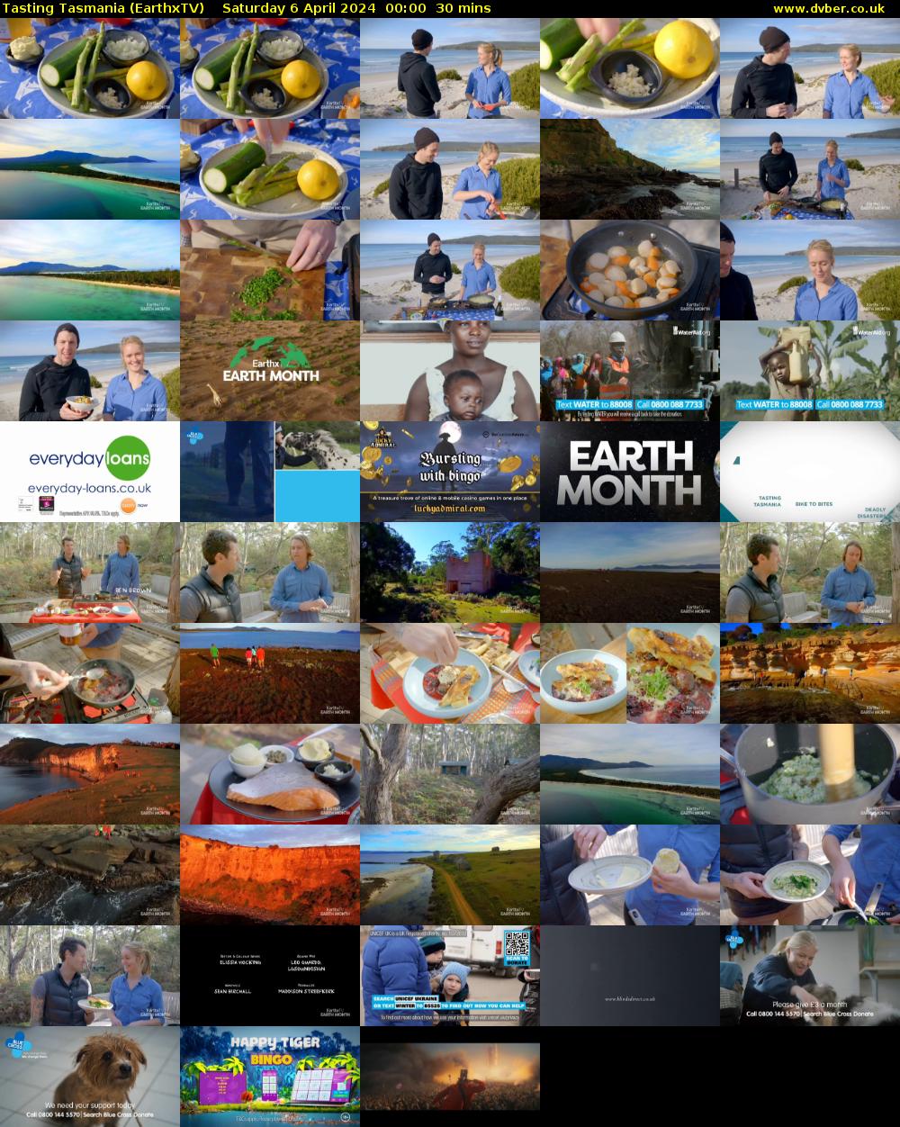 Tasting Tasmania (EarthxTV) Saturday 6 April 2024 00:00 - 00:30