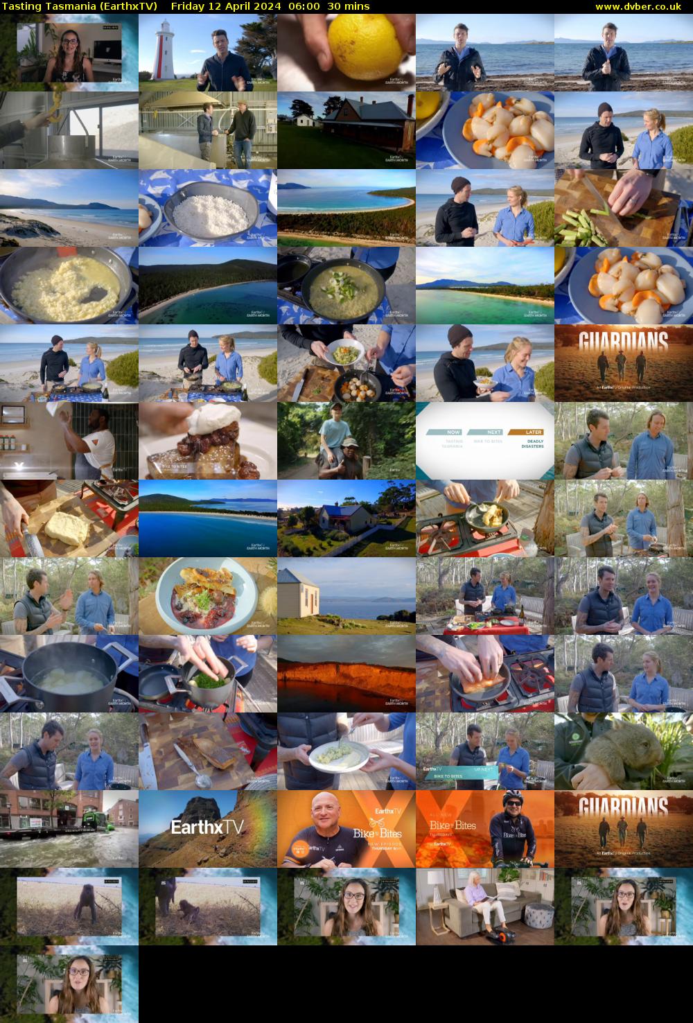 Tasting Tasmania (EarthxTV) Friday 12 April 2024 06:00 - 06:30