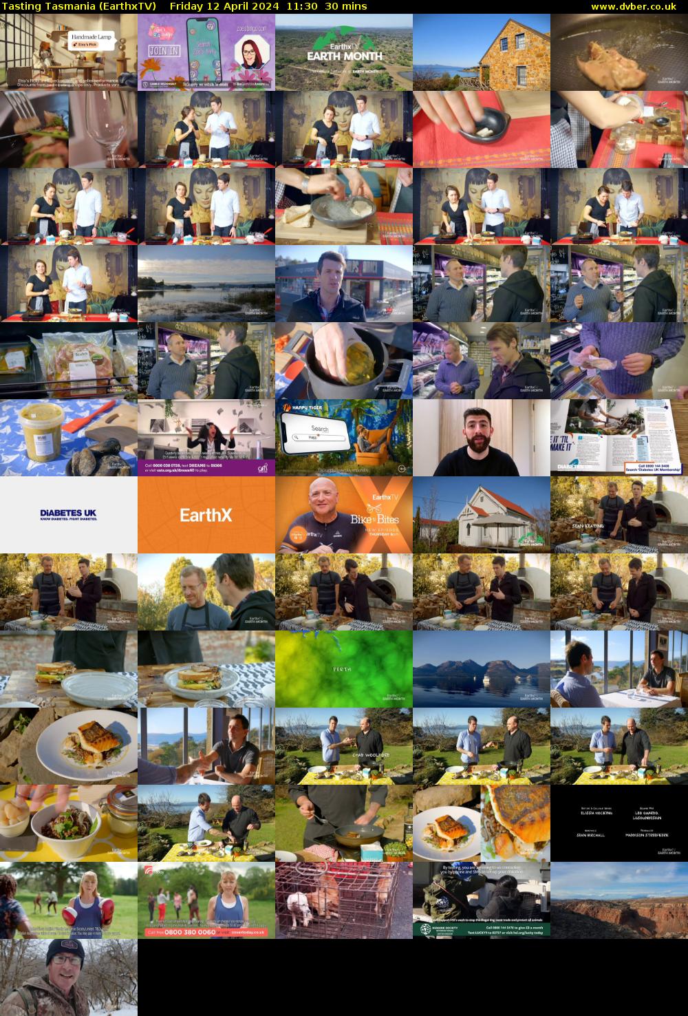 Tasting Tasmania (EarthxTV) Friday 12 April 2024 11:30 - 12:00