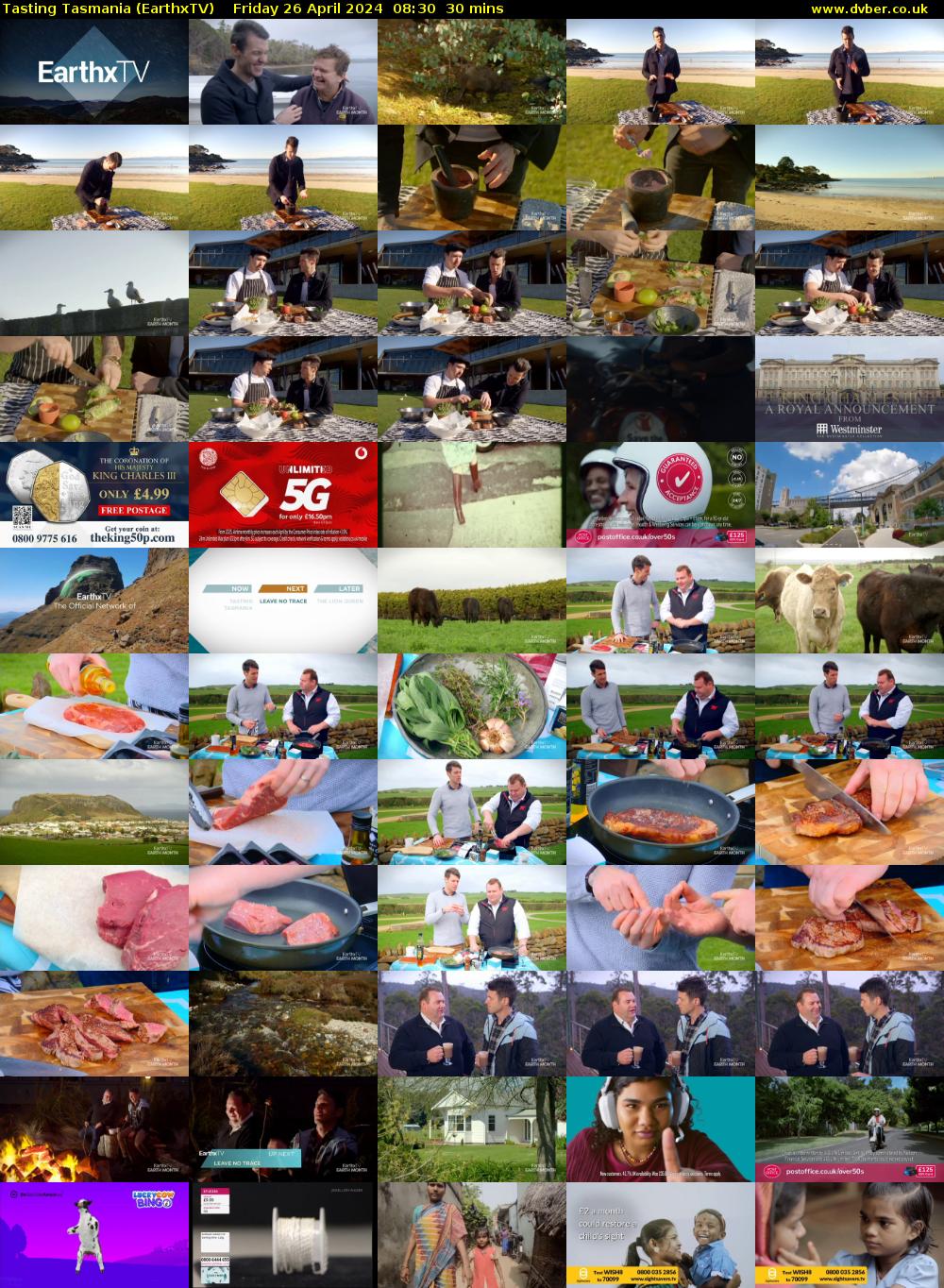 Tasting Tasmania (EarthxTV) Friday 26 April 2024 08:30 - 09:00