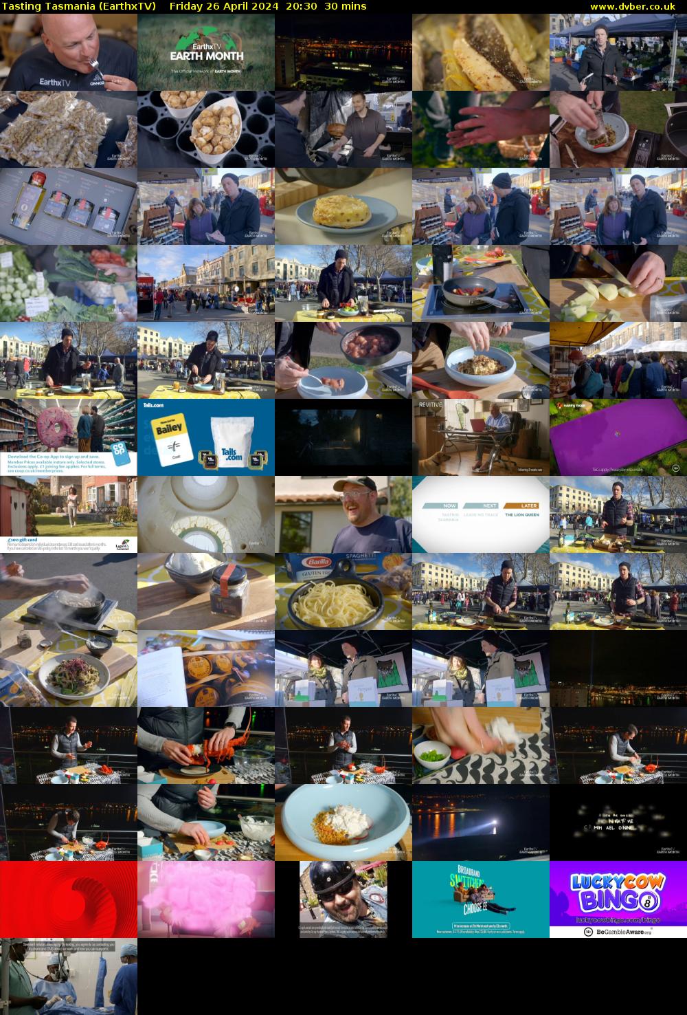 Tasting Tasmania (EarthxTV) Friday 26 April 2024 20:30 - 21:00