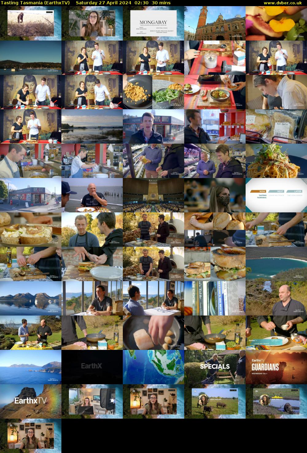 Tasting Tasmania (EarthxTV) Saturday 27 April 2024 02:30 - 03:00