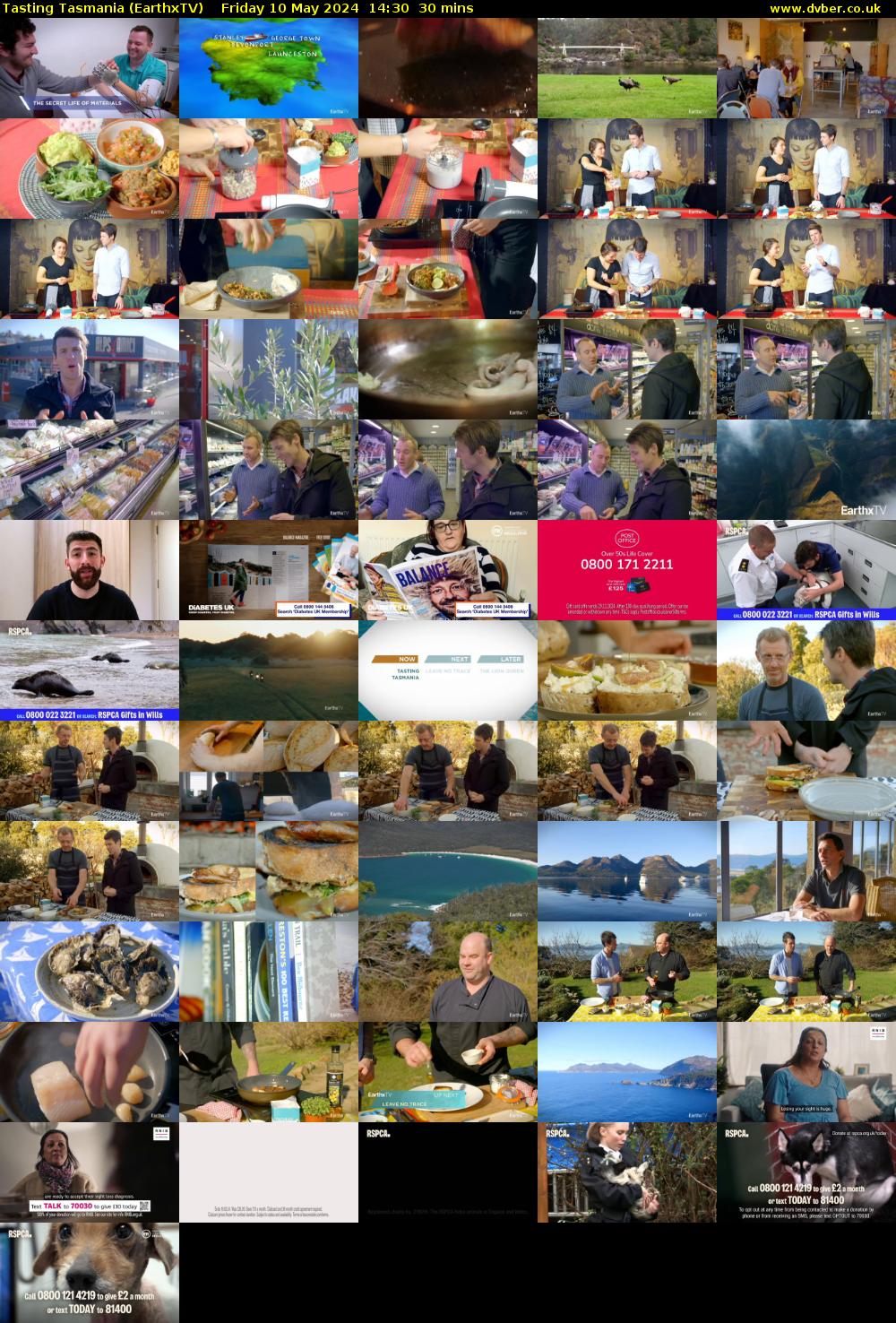 Tasting Tasmania (EarthxTV) Friday 10 May 2024 14:30 - 15:00