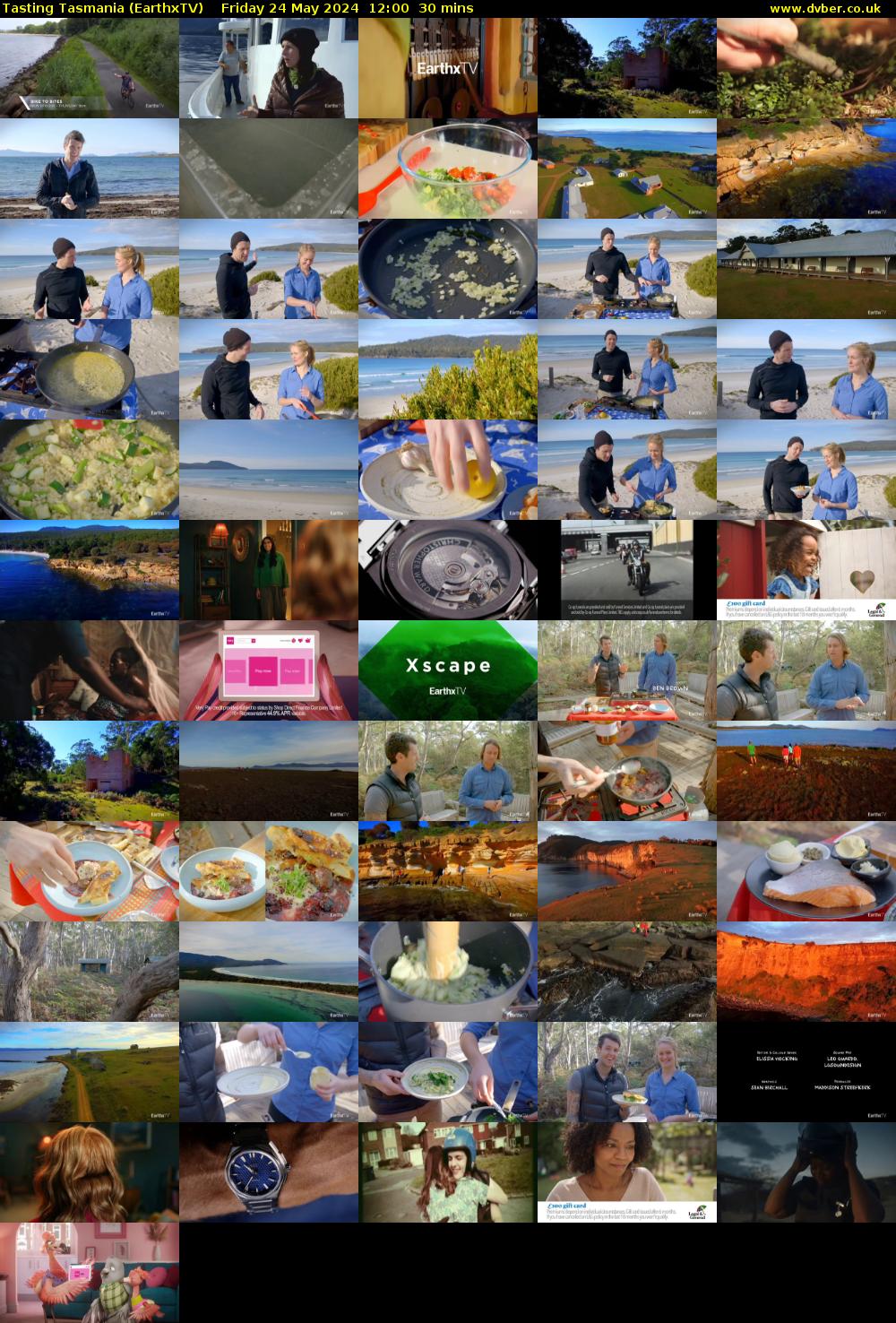 Tasting Tasmania (EarthxTV) Friday 24 May 2024 12:00 - 12:30