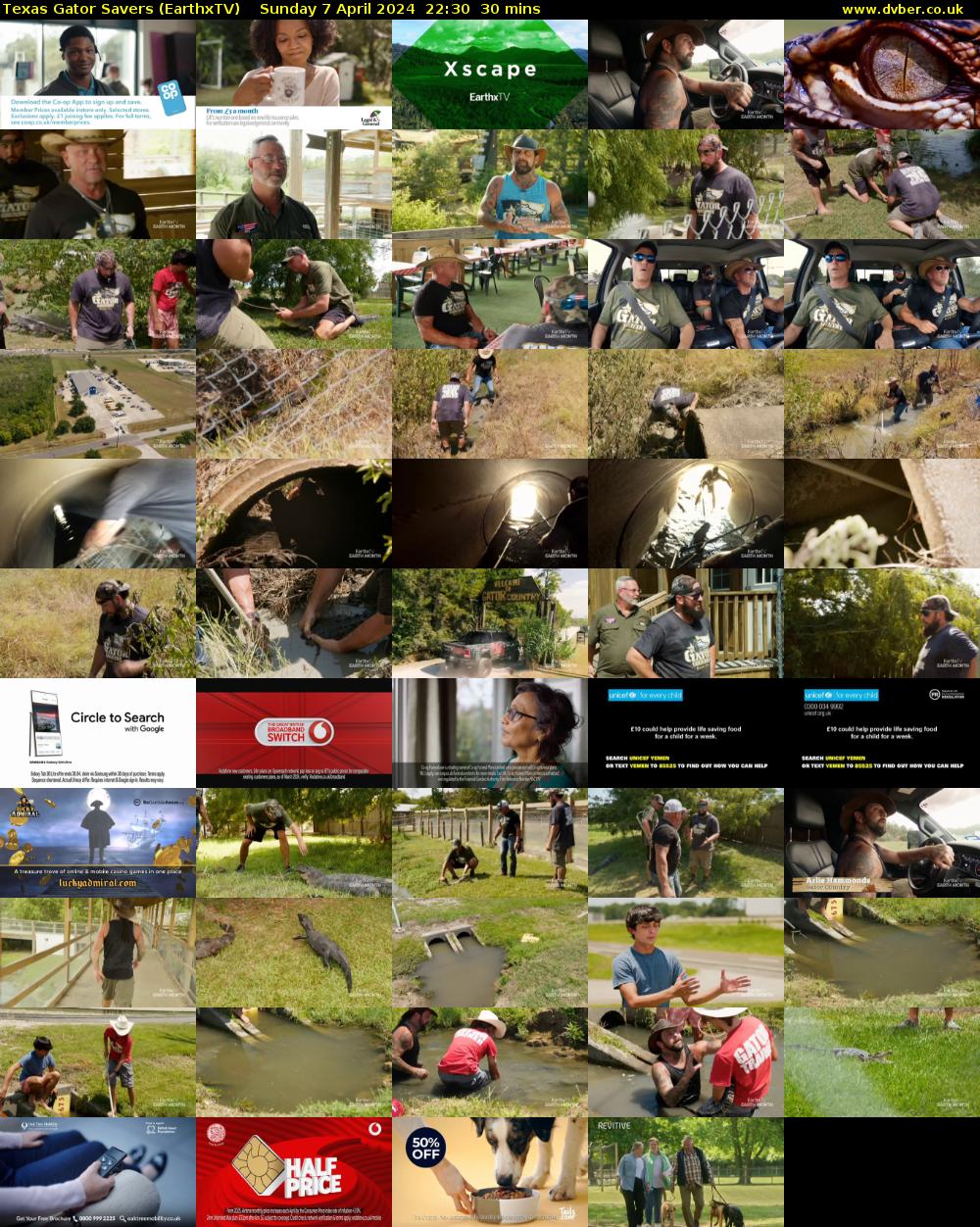 Texas Gator Savers (EarthxTV) Sunday 7 April 2024 22:30 - 23:00