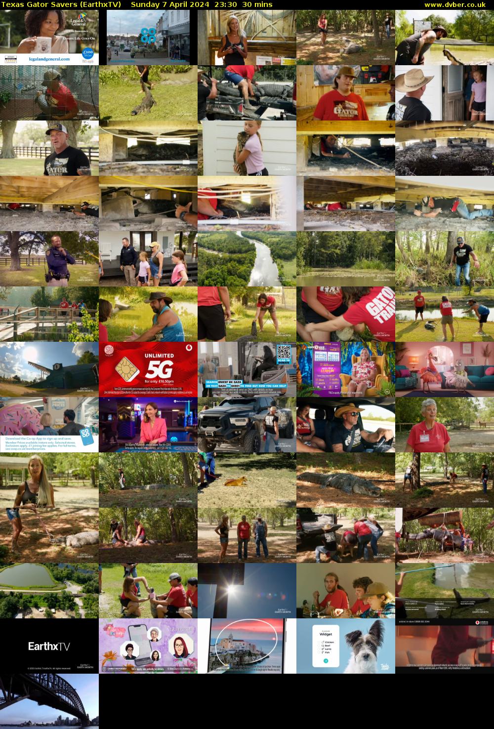 Texas Gator Savers (EarthxTV) Sunday 7 April 2024 23:30 - 00:00