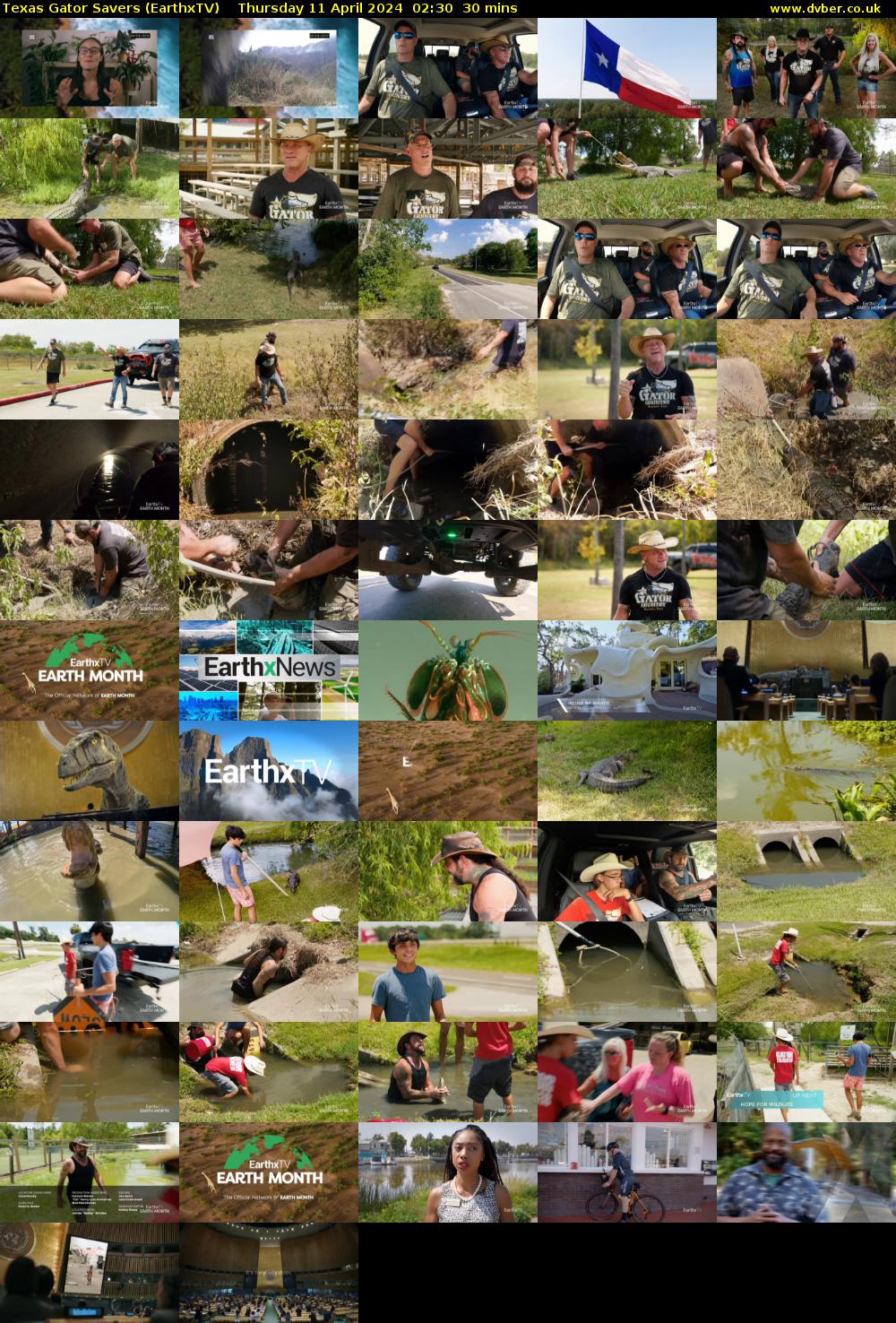 Texas Gator Savers (EarthxTV) Thursday 11 April 2024 02:30 - 03:00