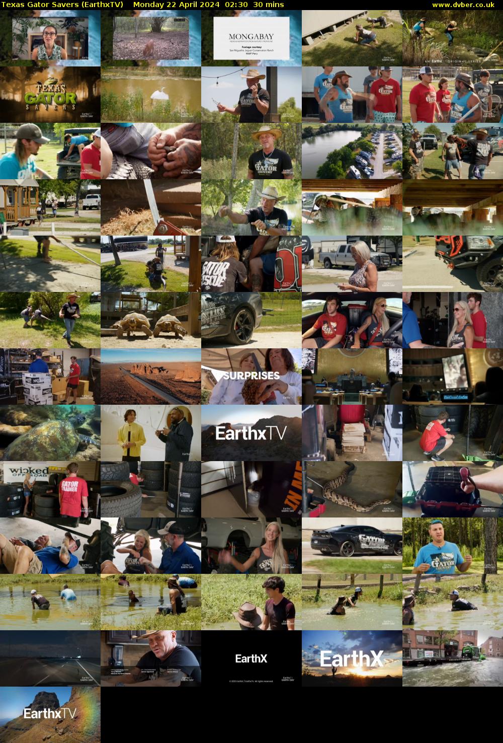 Texas Gator Savers (EarthxTV) Monday 22 April 2024 02:30 - 03:00