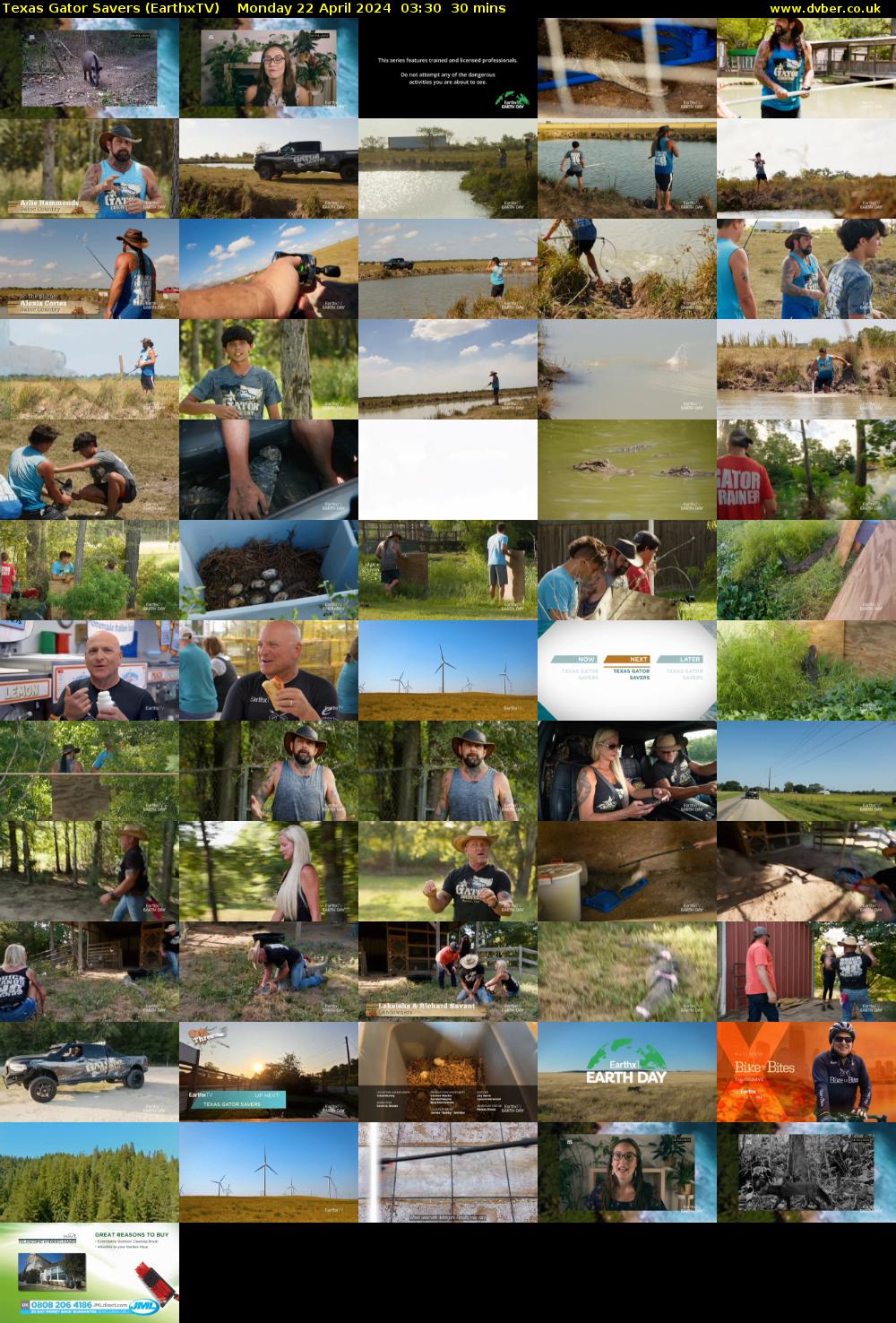 Texas Gator Savers (EarthxTV) Monday 22 April 2024 03:30 - 04:00