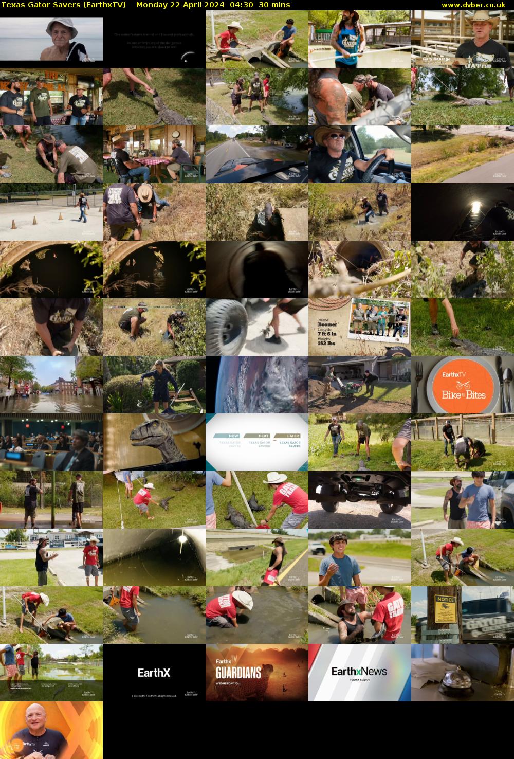 Texas Gator Savers (EarthxTV) Monday 22 April 2024 04:30 - 05:00