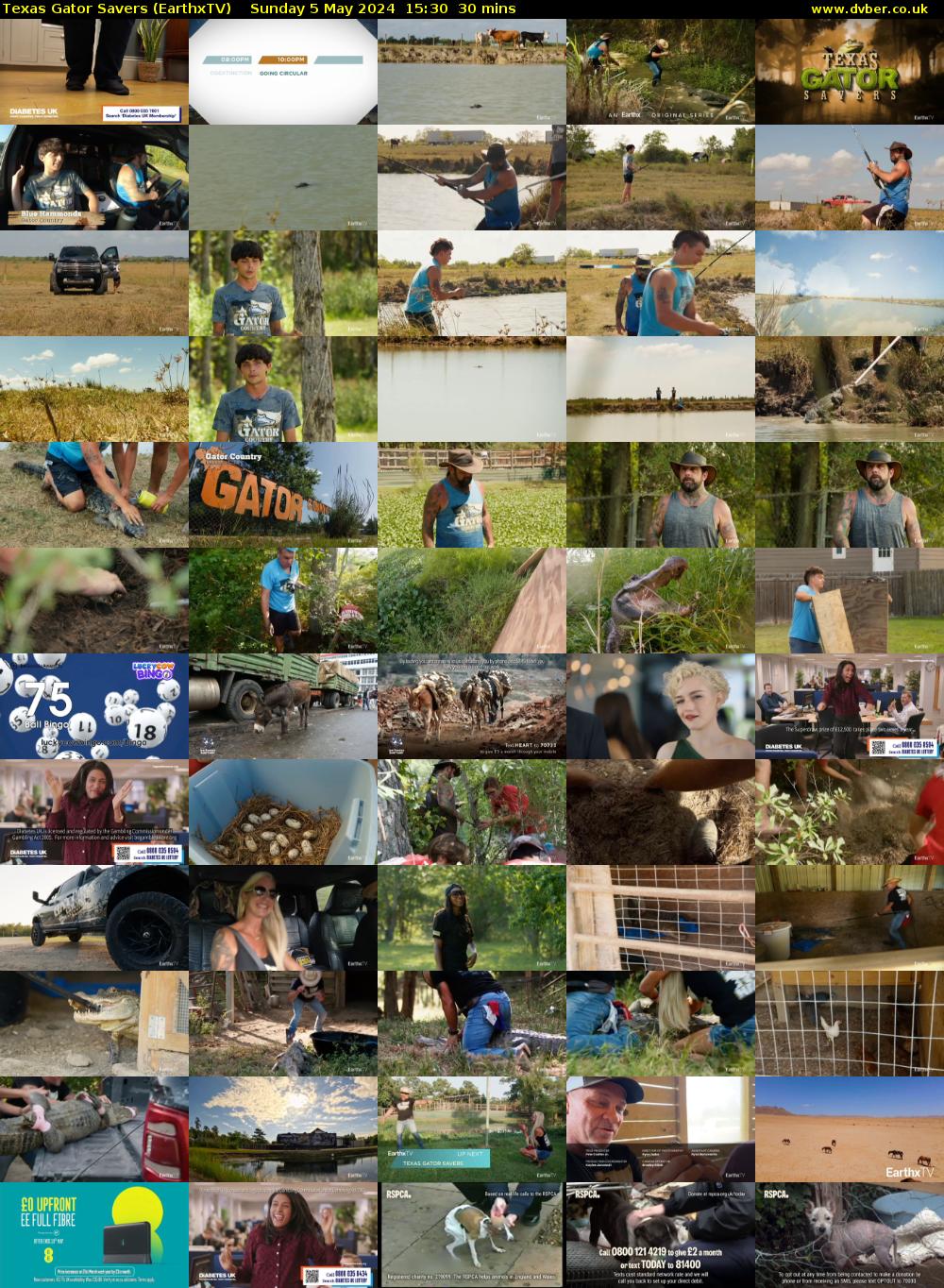 Texas Gator Savers (EarthxTV) Sunday 5 May 2024 15:30 - 16:00