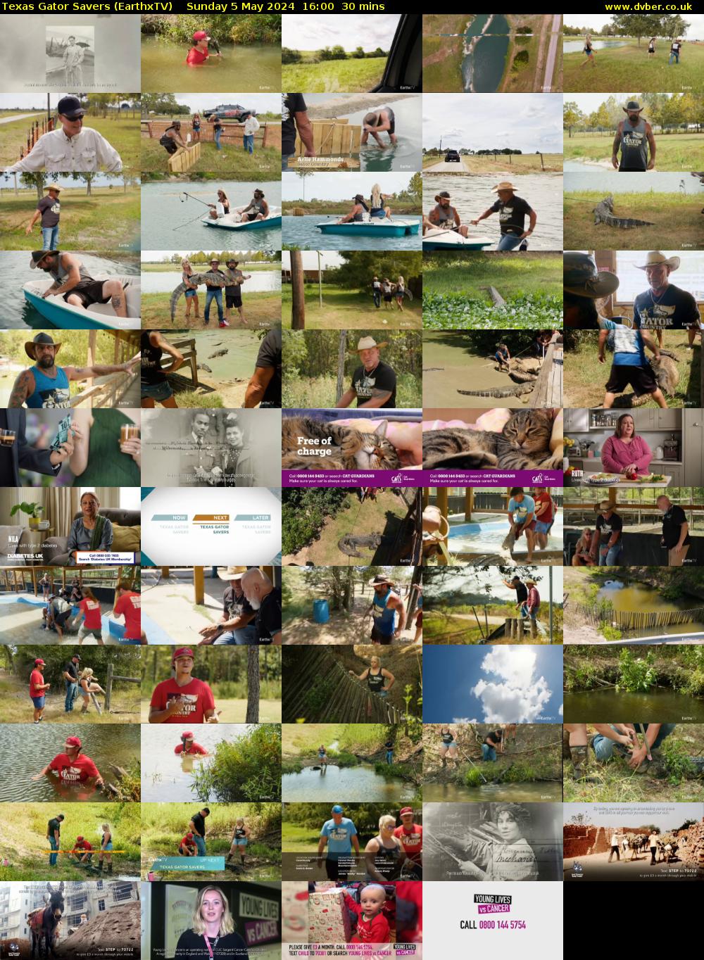 Texas Gator Savers (EarthxTV) Sunday 5 May 2024 16:00 - 16:30