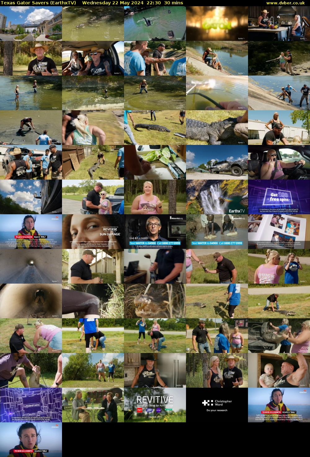 Texas Gator Savers (EarthxTV) Wednesday 22 May 2024 22:30 - 23:00