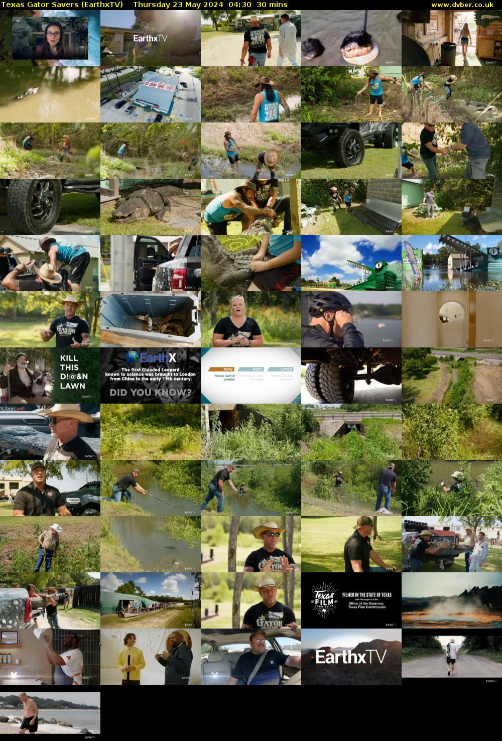 Texas Gator Savers (EarthxTV) Thursday 23 May 2024 04:30 - 05:00