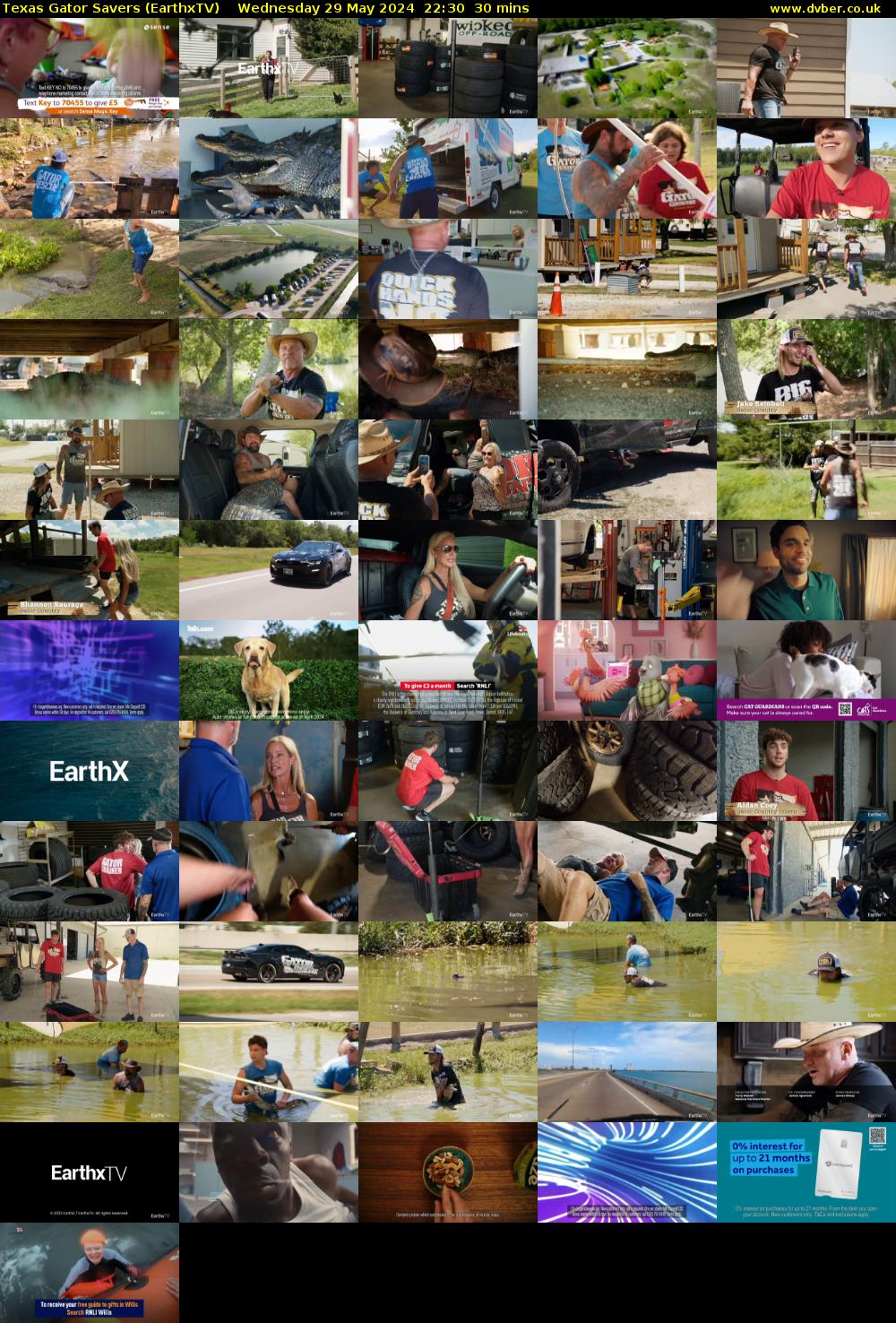 Texas Gator Savers (EarthxTV) Wednesday 29 May 2024 22:30 - 23:00