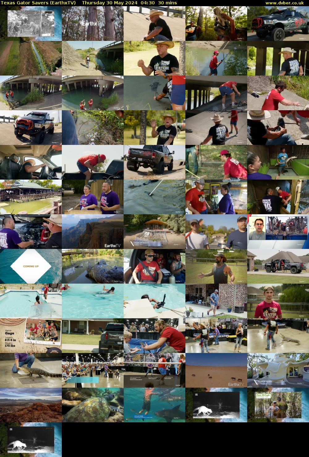 Texas Gator Savers (EarthxTV) Thursday 30 May 2024 04:30 - 05:00