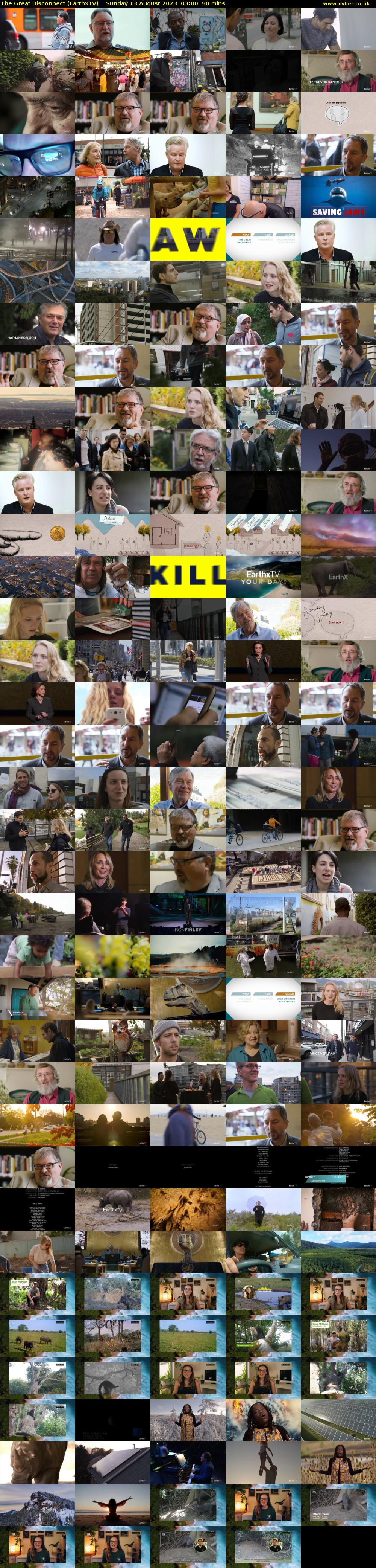 The Great Disconnect (EarthxTV) Sunday 13 August 2023 03:00 - 04:30