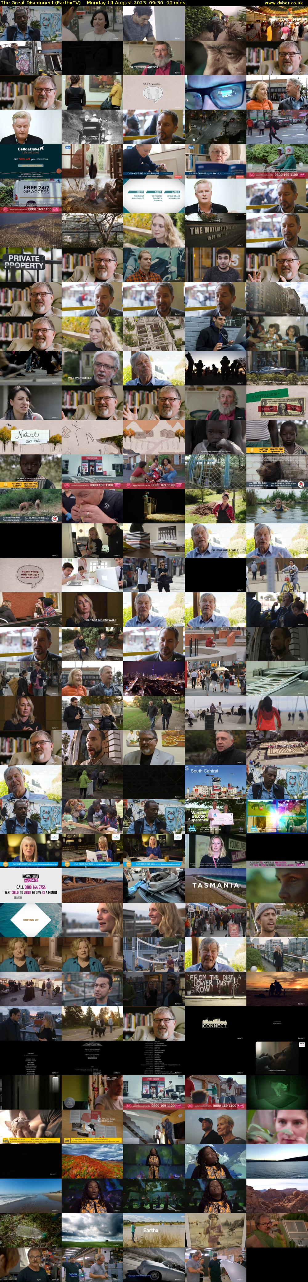 The Great Disconnect (EarthxTV) Monday 14 August 2023 09:30 - 11:00