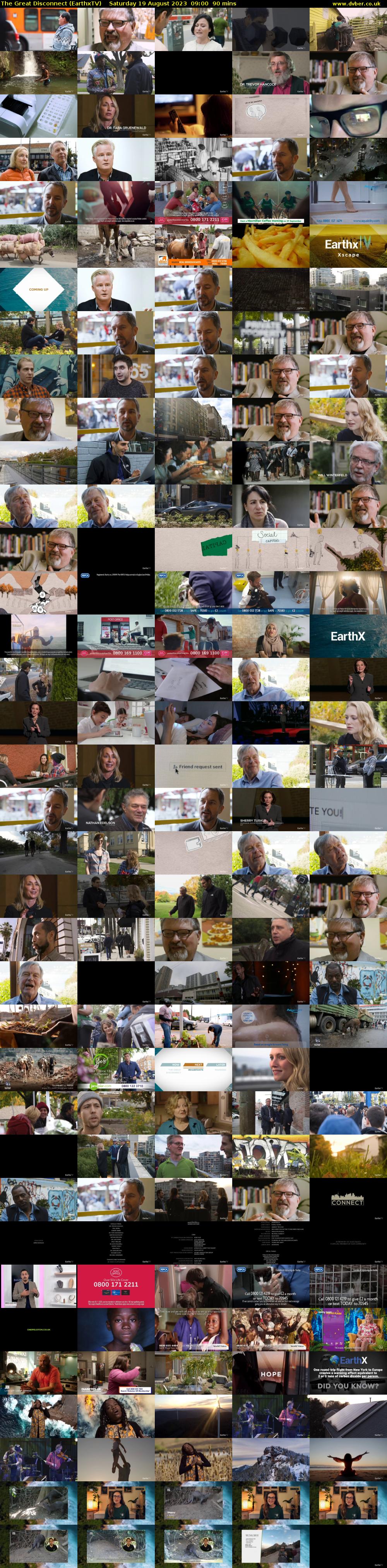 The Great Disconnect (EarthxTV) Saturday 19 August 2023 09:00 - 10:30