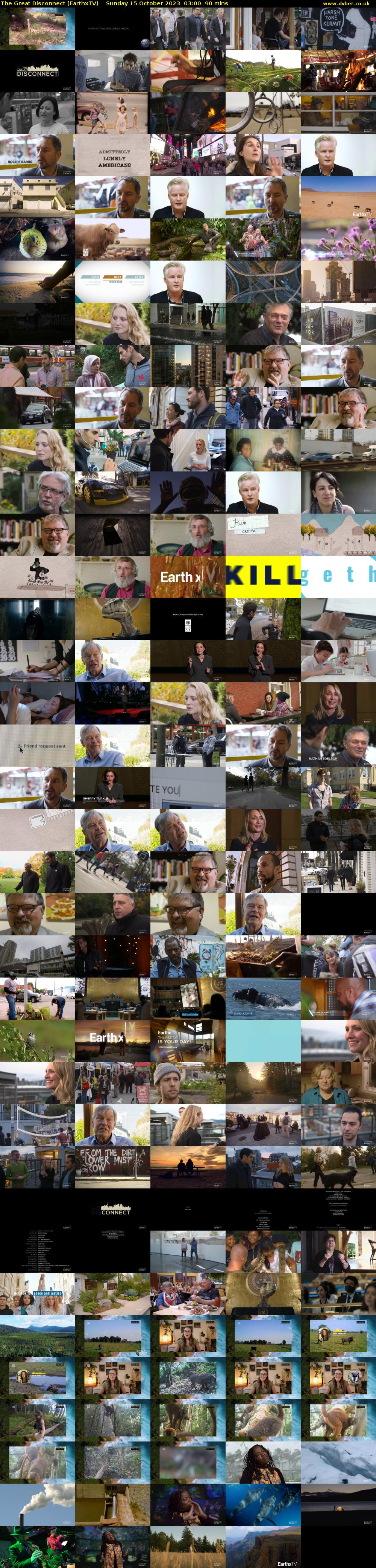 The Great Disconnect (EarthxTV) Sunday 15 October 2023 03:00 - 04:30