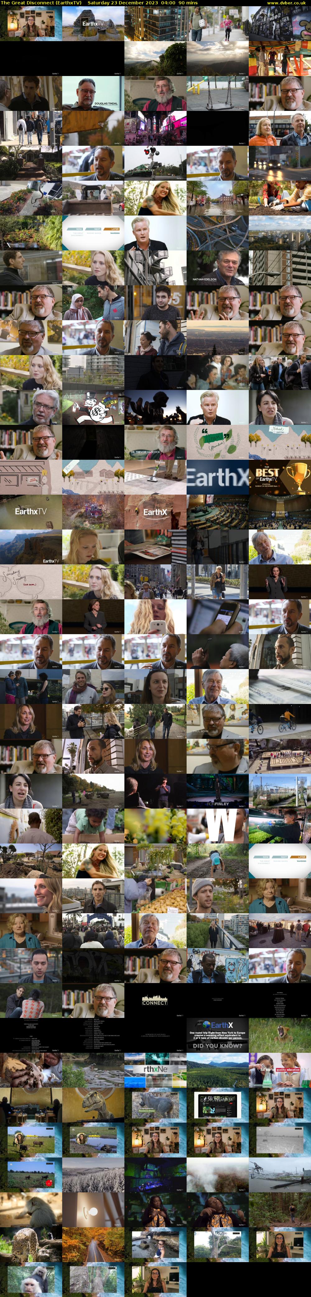The Great Disconnect (EarthxTV) Saturday 23 December 2023 04:00 - 05:30