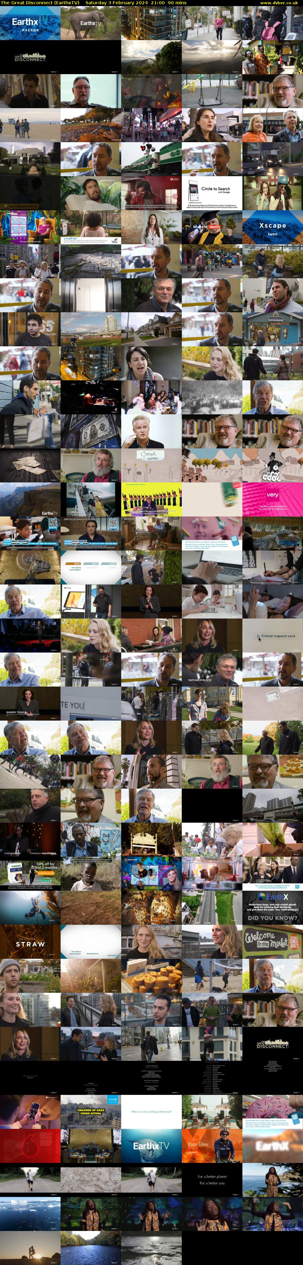The Great Disconnect (EarthxTV) Saturday 3 February 2024 21:00 - 22:30