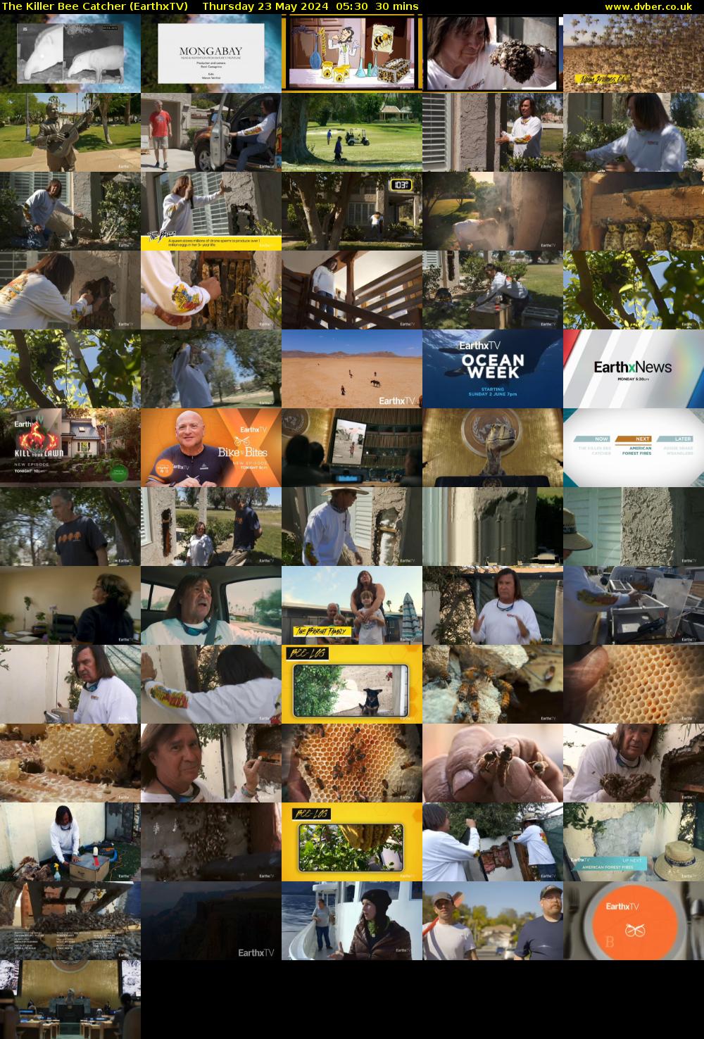The Killer Bee Catcher (EarthxTV) Thursday 23 May 2024 05:30 - 06:00