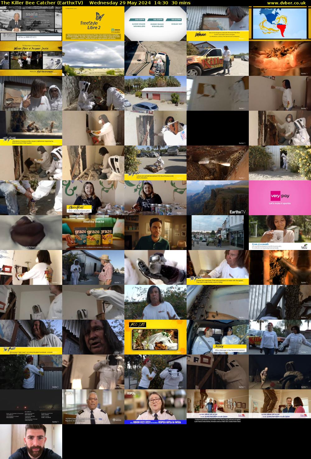 The Killer Bee Catcher (EarthxTV) Wednesday 29 May 2024 14:30 - 15:00