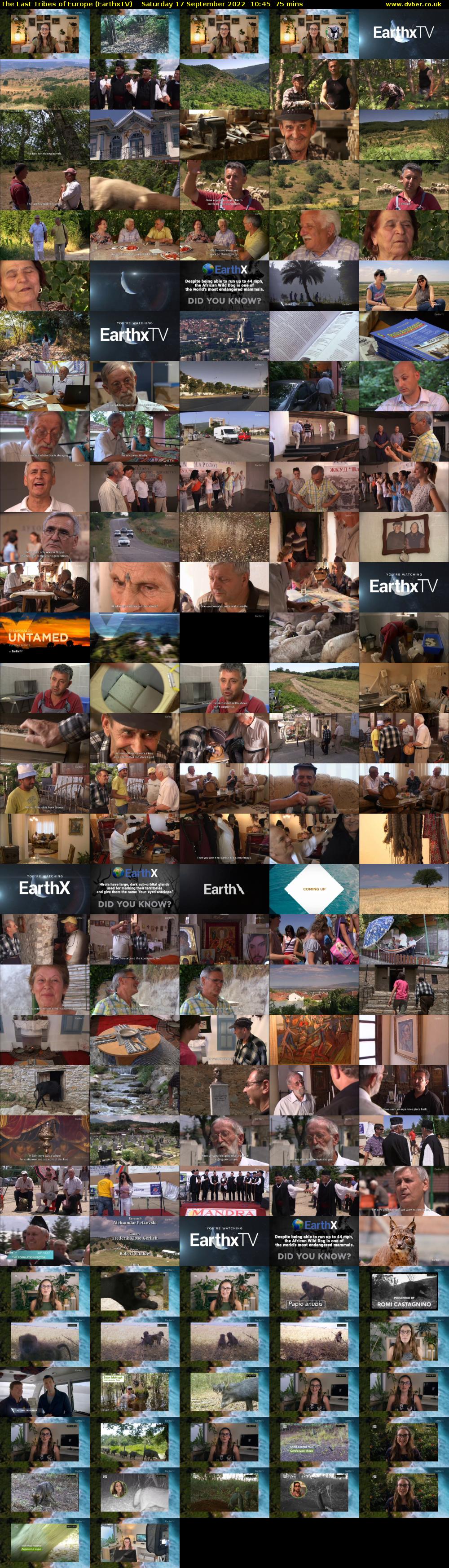 The Last Tribes of Europe (EarthxTV) Saturday 17 September 2022 10:45 - 12:00
