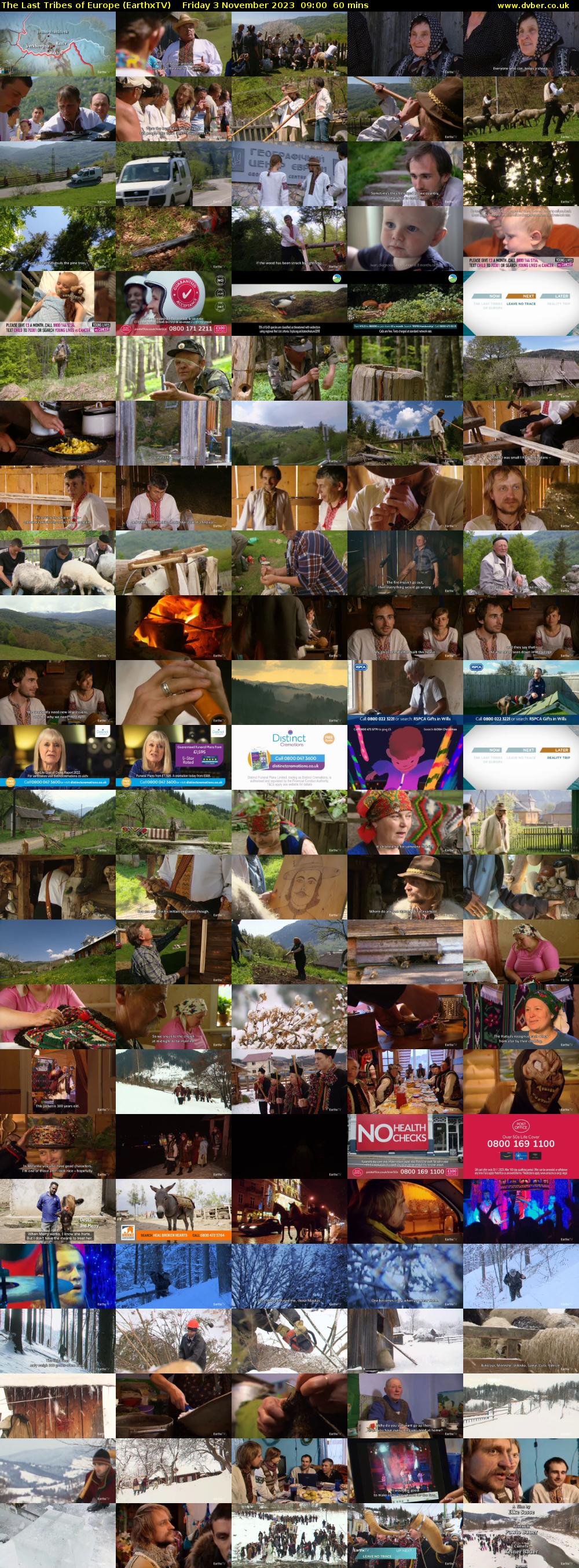 The Last Tribes of Europe (EarthxTV) Friday 3 November 2023 09:00 - 10:00