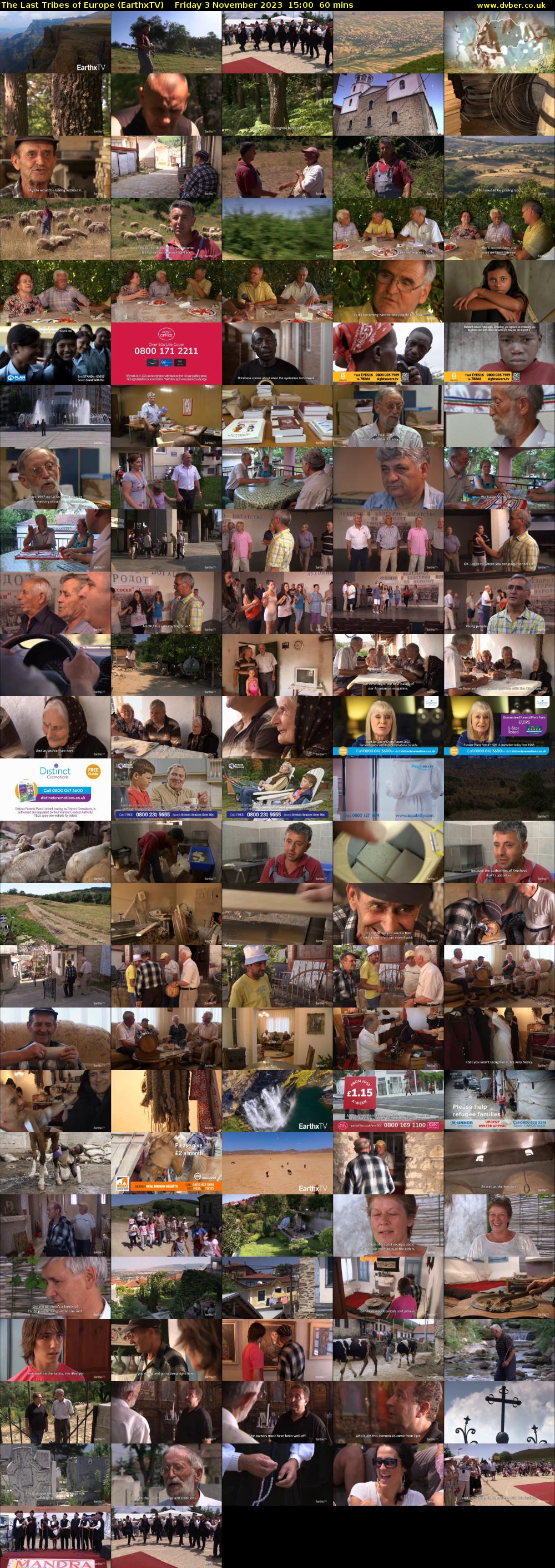 The Last Tribes of Europe (EarthxTV) Friday 3 November 2023 15:00 - 16:00