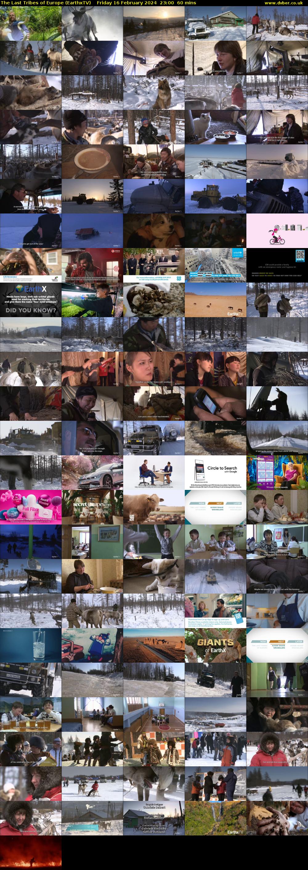 The Last Tribes of Europe (EarthxTV) Friday 16 February 2024 23:00 - 00:00