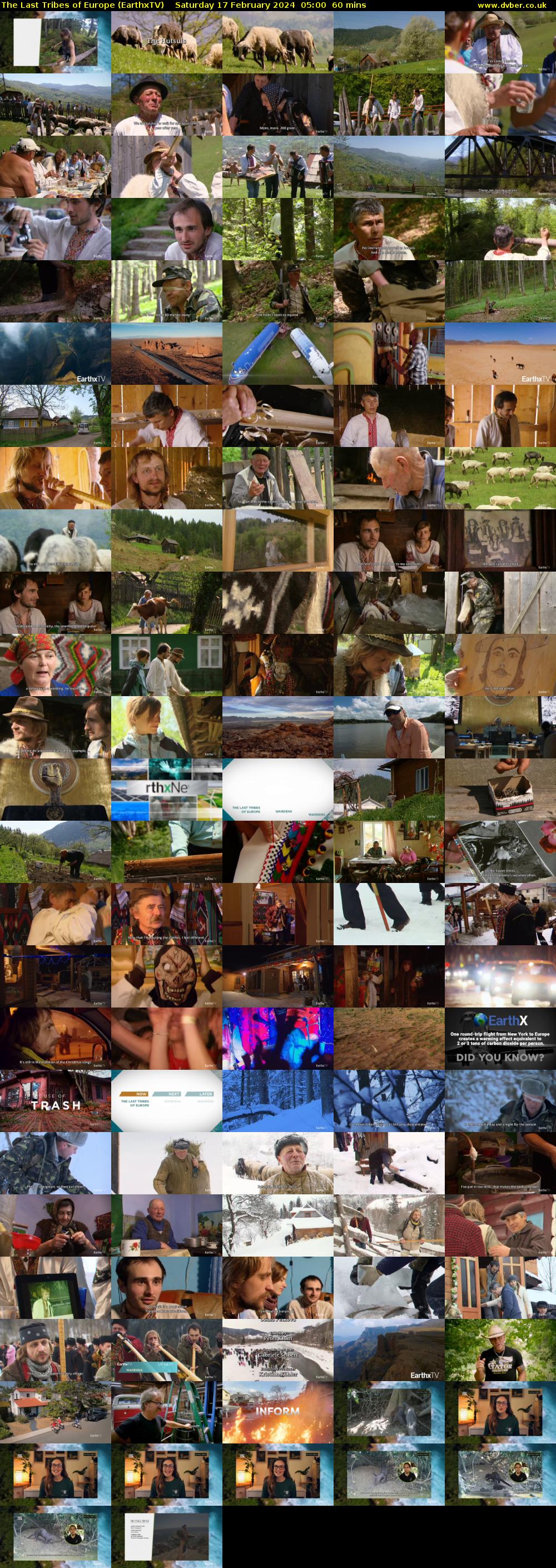 The Last Tribes of Europe (EarthxTV) Saturday 17 February 2024 05:00 - 06:00