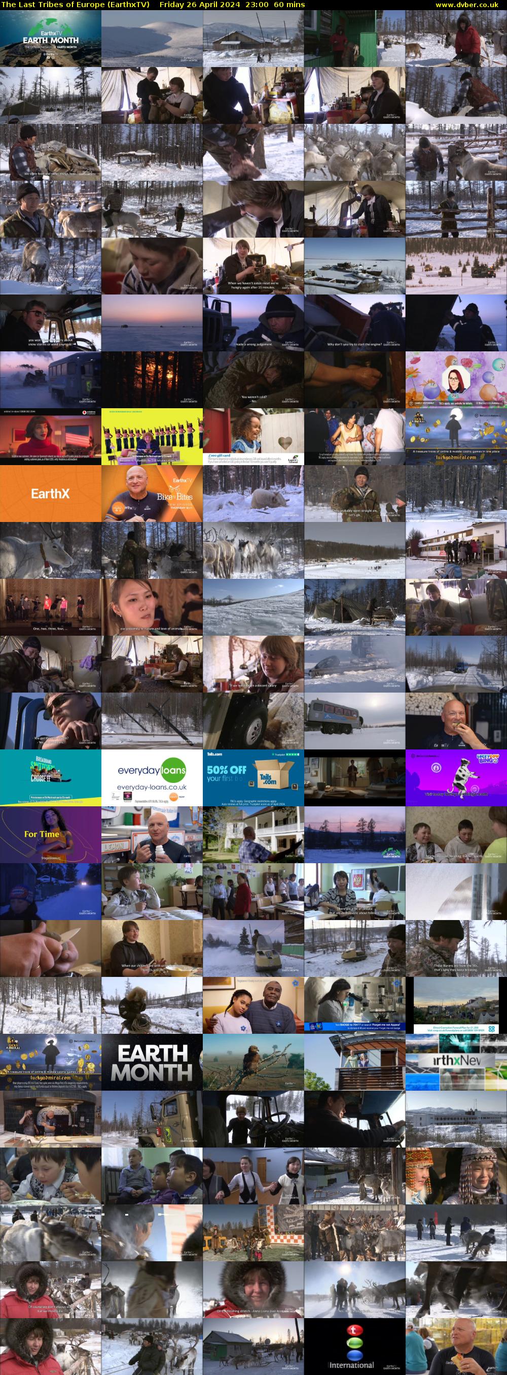 The Last Tribes of Europe (EarthxTV) Friday 26 April 2024 23:00 - 00:00