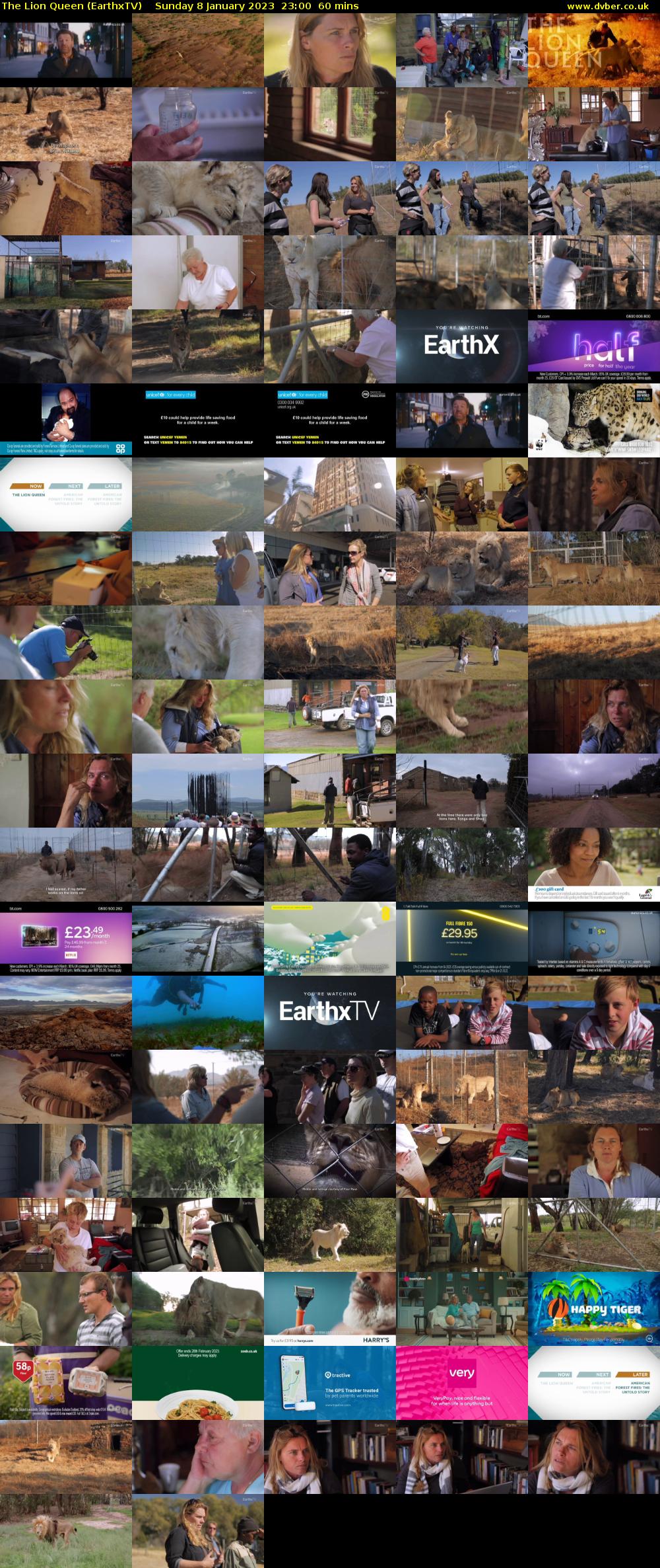 The Lion Queen (EarthxTV) Sunday 8 January 2023 23:00 - 00:00