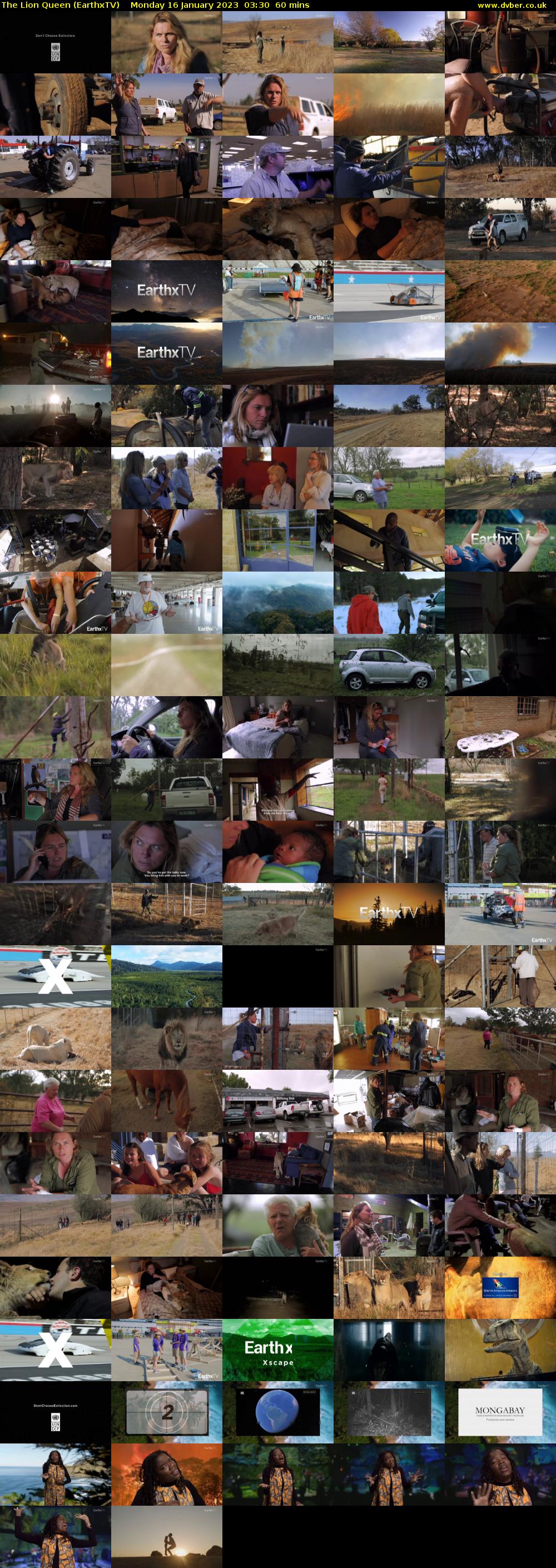 The Lion Queen (EarthxTV) Monday 16 January 2023 03:30 - 04:30