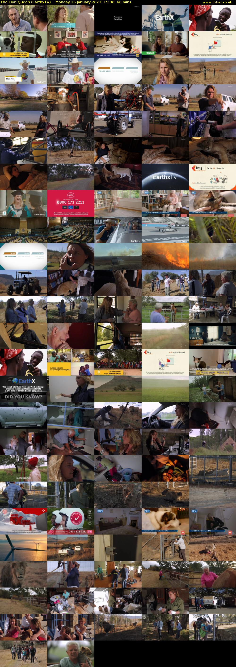 The Lion Queen (EarthxTV) Monday 16 January 2023 15:30 - 16:30