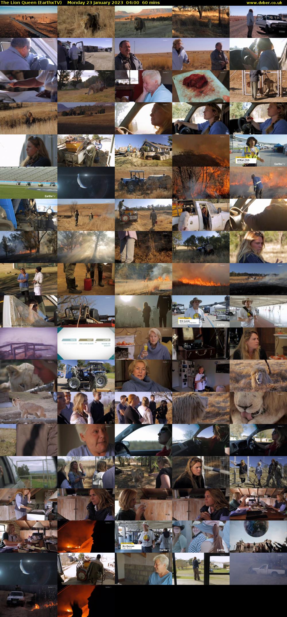 The Lion Queen (EarthxTV) Monday 23 January 2023 04:00 - 05:00