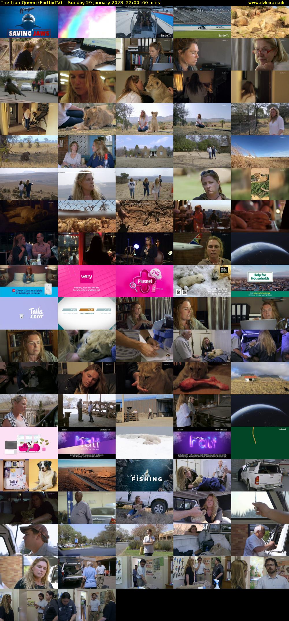The Lion Queen (EarthxTV) Sunday 29 January 2023 22:00 - 23:00