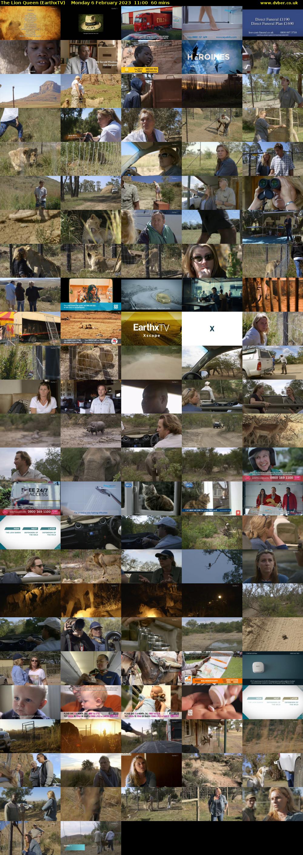 The Lion Queen (EarthxTV) Monday 6 February 2023 11:00 - 12:00