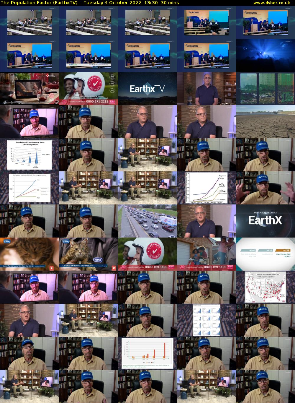 The Population Factor (EarthxTV) Tuesday 4 October 2022 13:30 - 14:00