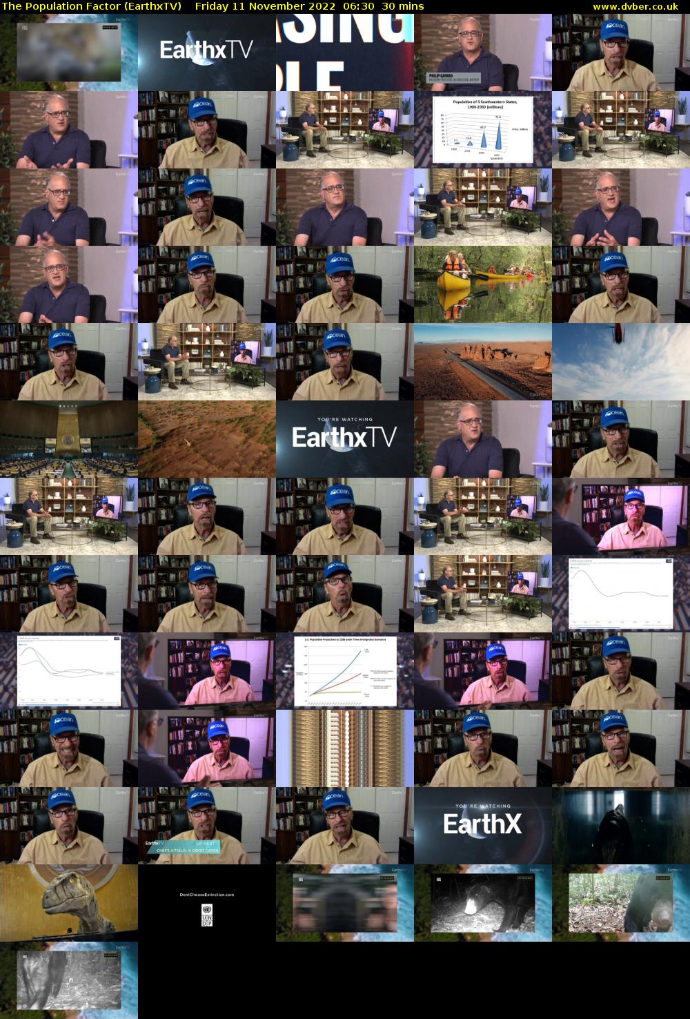The Population Factor (EarthxTV) Friday 11 November 2022 06:30 - 07:00