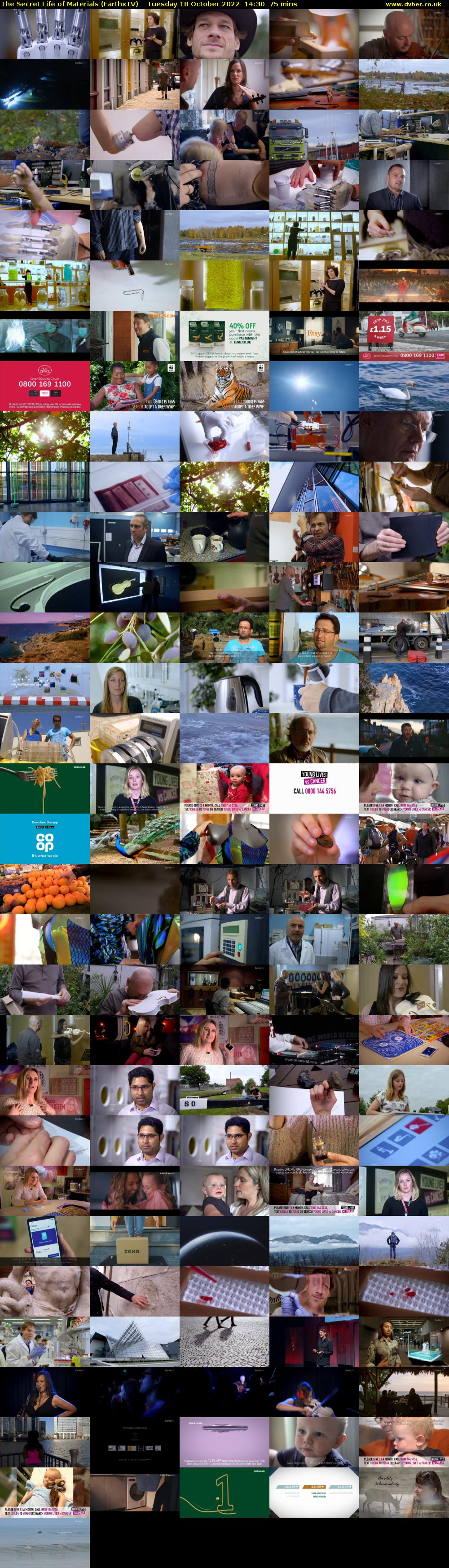 The Secret Life of Materials (EarthxTV) Tuesday 18 October 2022 14:30 - 15:45