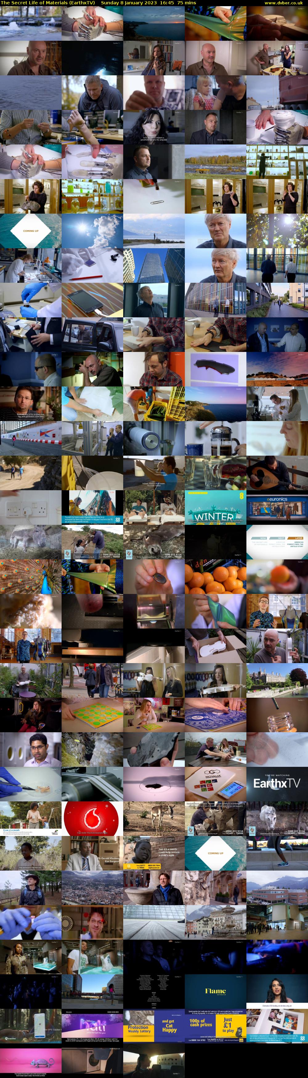 The Secret Life of Materials (EarthxTV) Sunday 8 January 2023 16:45 - 18:00