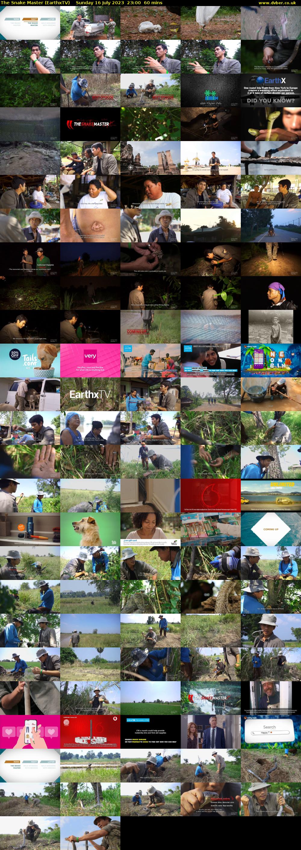 The Snake Master (EarthxTV) Sunday 16 July 2023 23:00 - 00:00