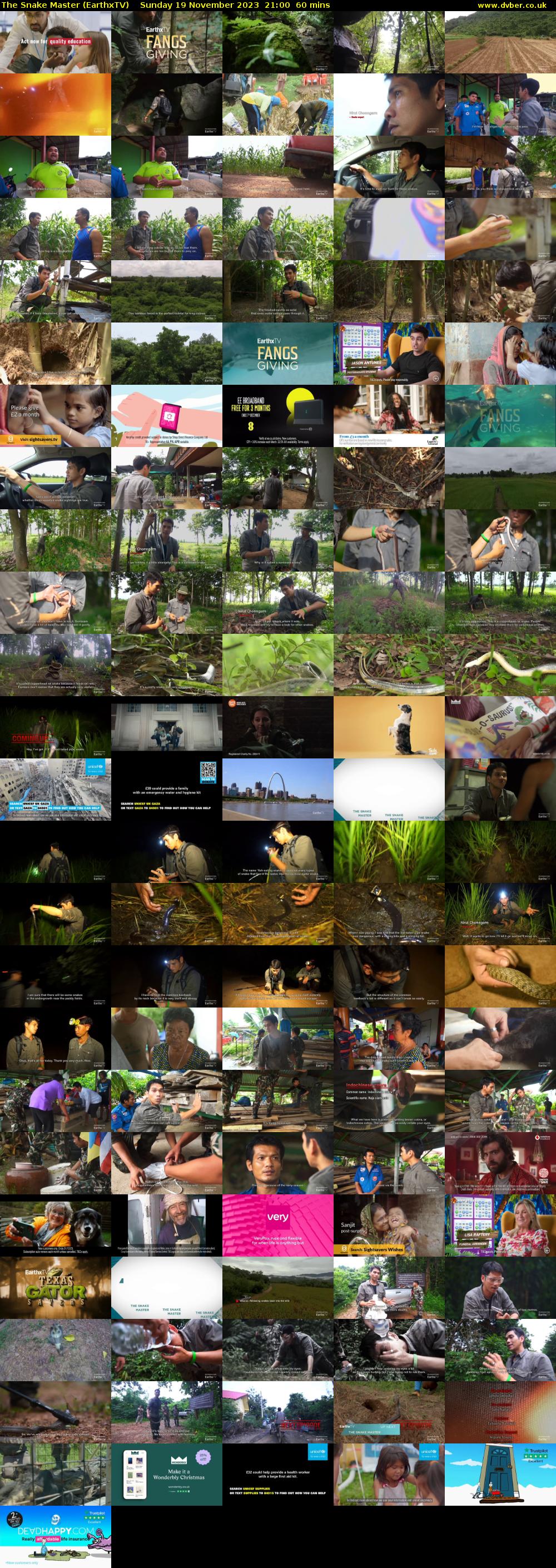 The Snake Master (EarthxTV) Sunday 19 November 2023 21:00 - 22:00