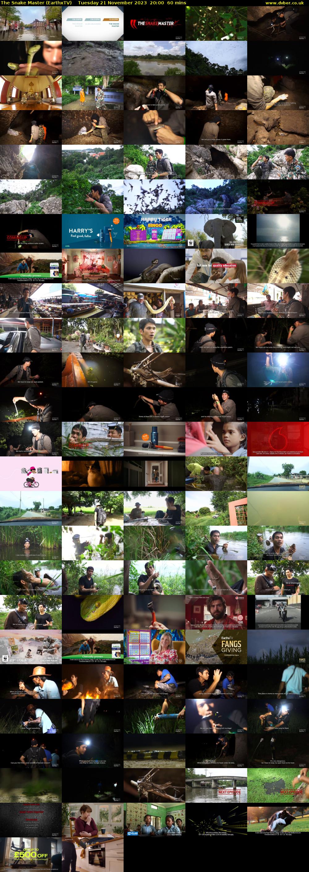 The Snake Master (EarthxTV) Tuesday 21 November 2023 20:00 - 21:00